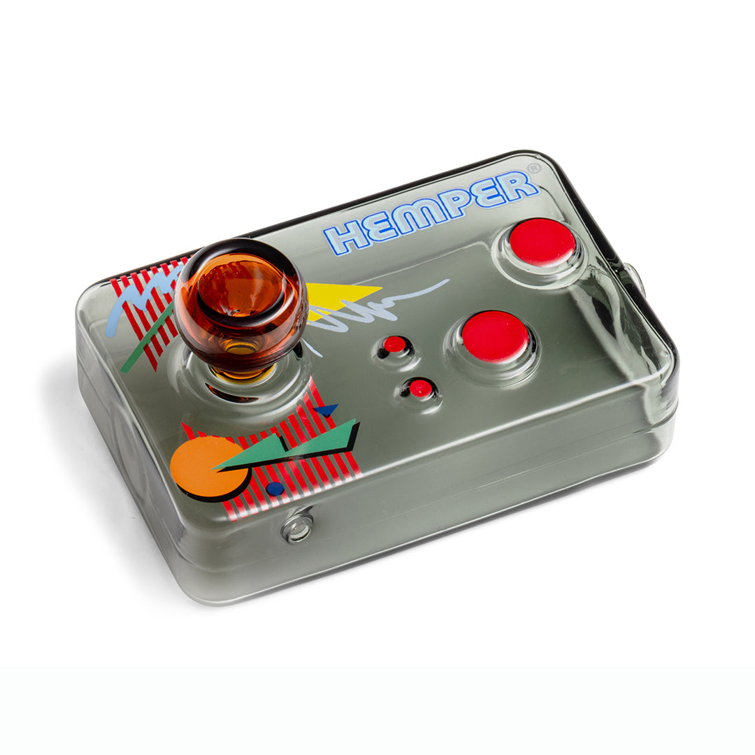 HEMPER Arcade Controller Hand Pipe | Gaming Design Glass Pipe