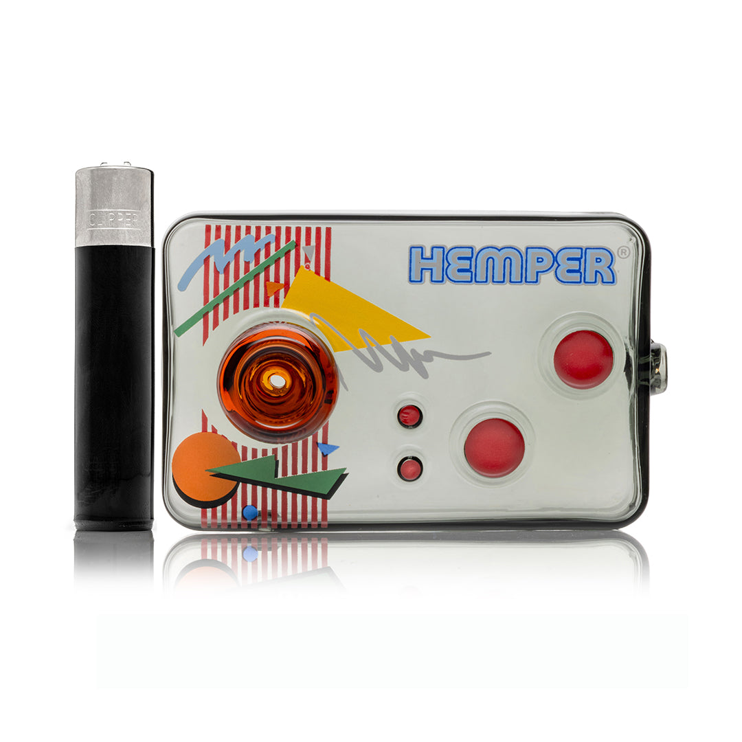 HEMPER Arcade Controller Hand Pipe | Gaming Design Glass Pipe