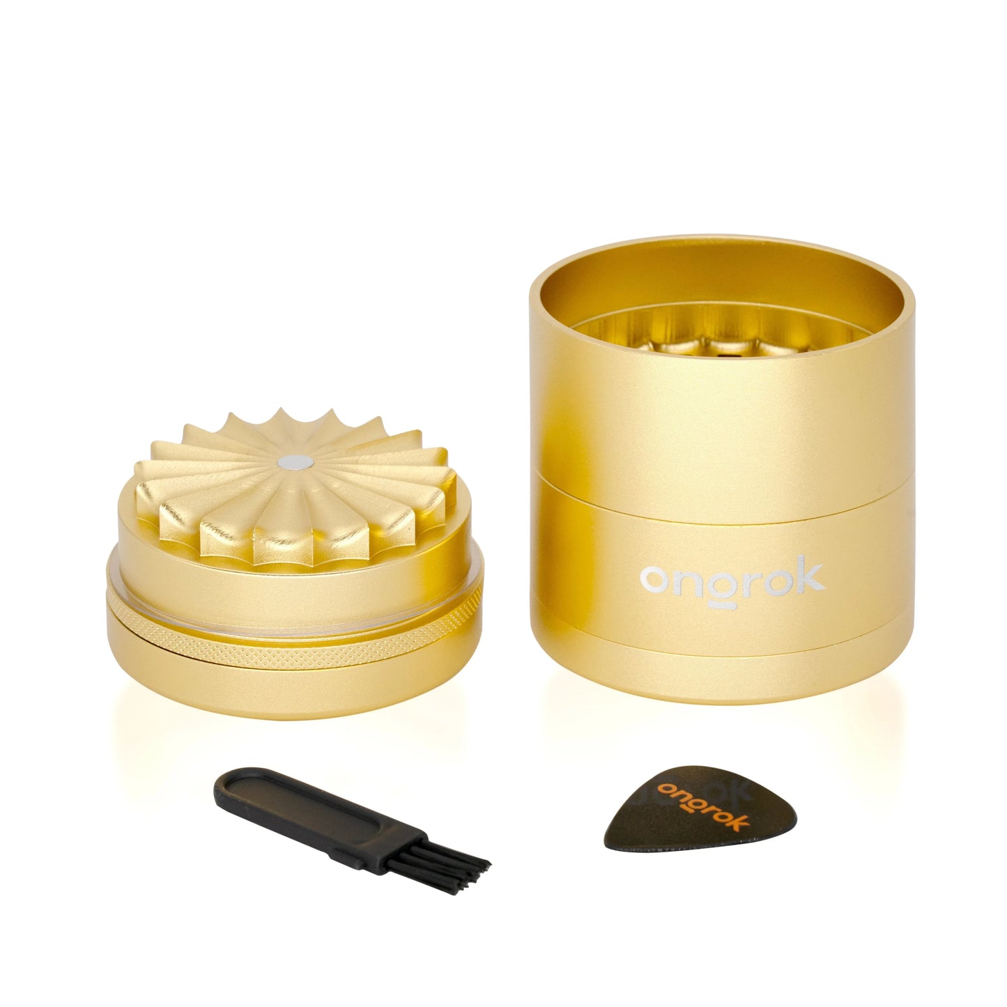 Ongrok 5 Piece Flower Tooth Storage Grinder | Toothless Design | Built-In Jar - We The People 