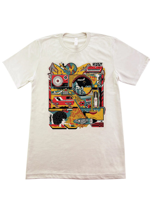 GRAV Land T-Shirt | Premium Cotton | GRAV-land Artwork | Graphic Tee - We The People 