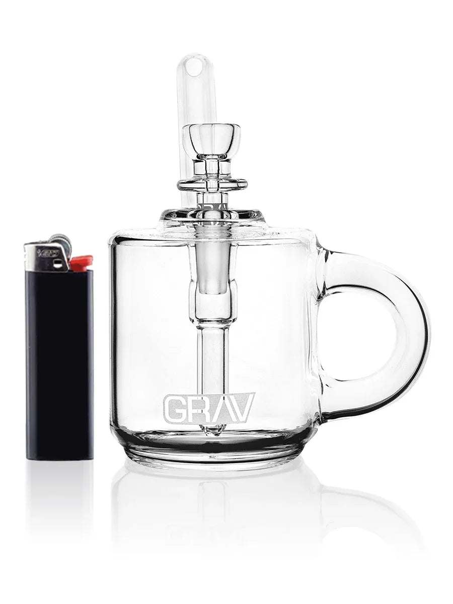 GRAV Coffee Mug Pocket Bubbler - Assorted Colors | Novelty Water Pipe - We The People 