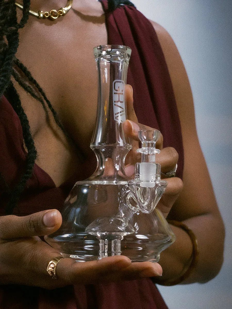 GRAV® Oracle Water Pipe - Premium Glass Bong - We The People 