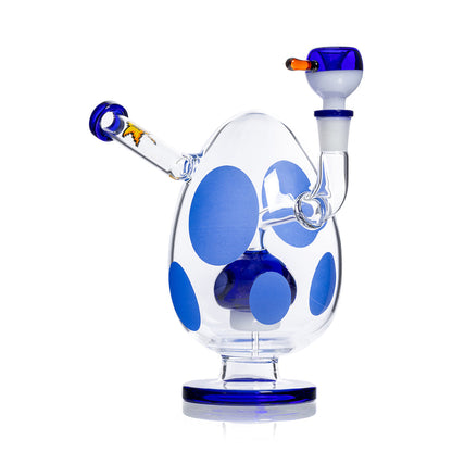 HEMPER Spotted Egg XL Bong | 9" Glass Water Pipe with Egg Design