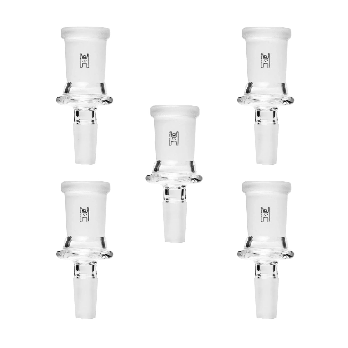 Human Grade Glass Adapters 5-Pack | 14mm Borosilicate Adapters - We The People 