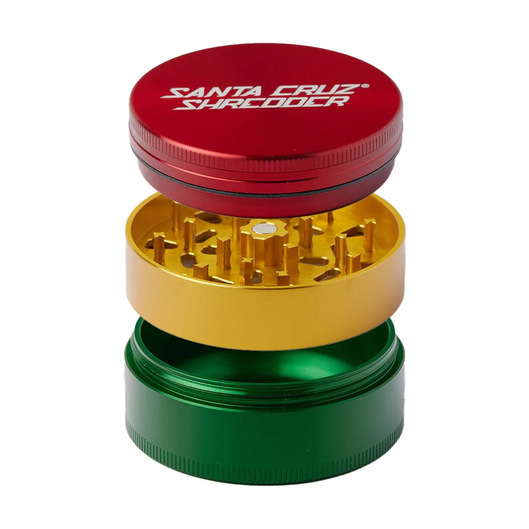 Santa Cruz Shredder Large 3-Piece Herb Grinder | Premium Medical-Grade Grinder - We The People 