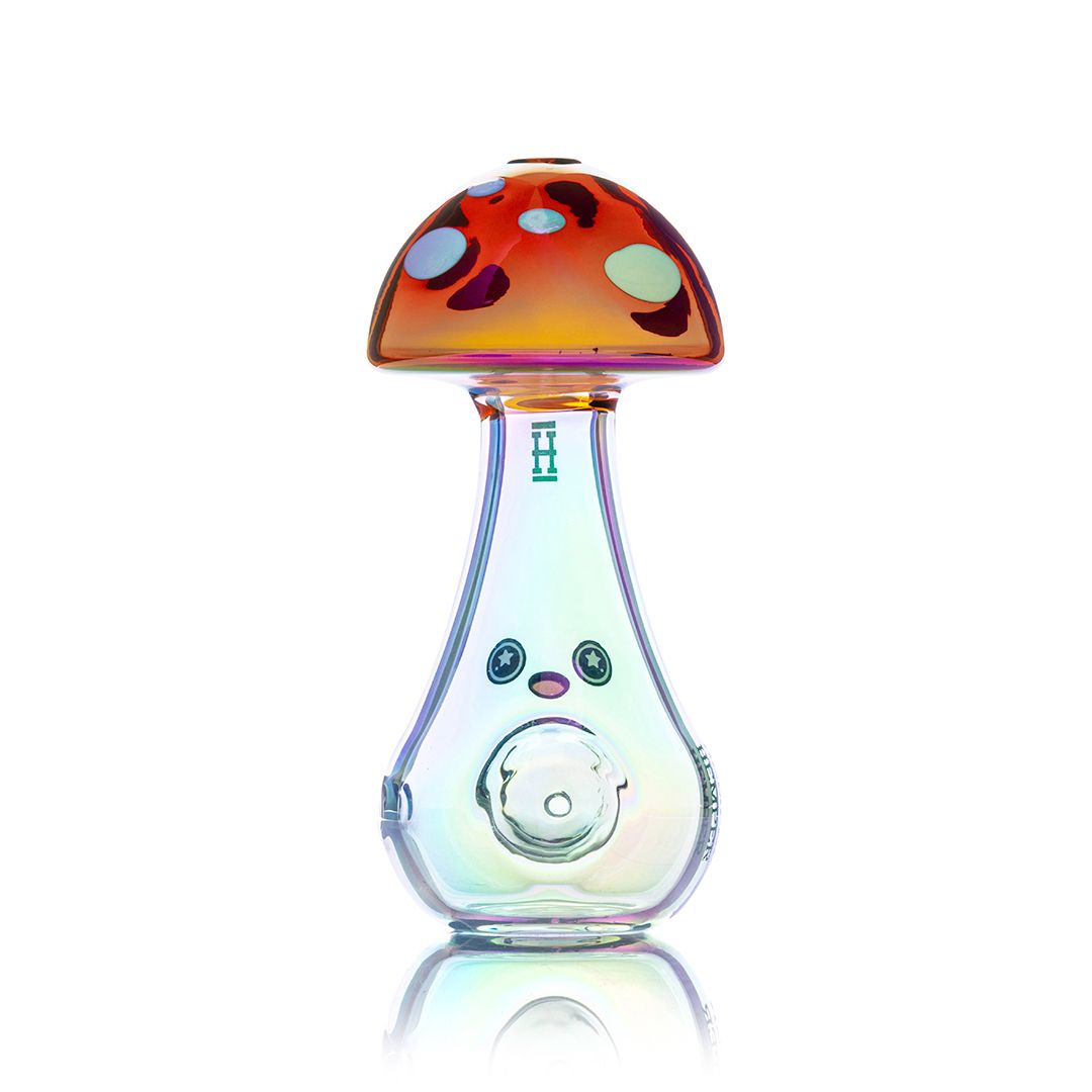 HEMPER Trippy Shroom Hand Pipe | 4.5" Sherlock Glass Pipe