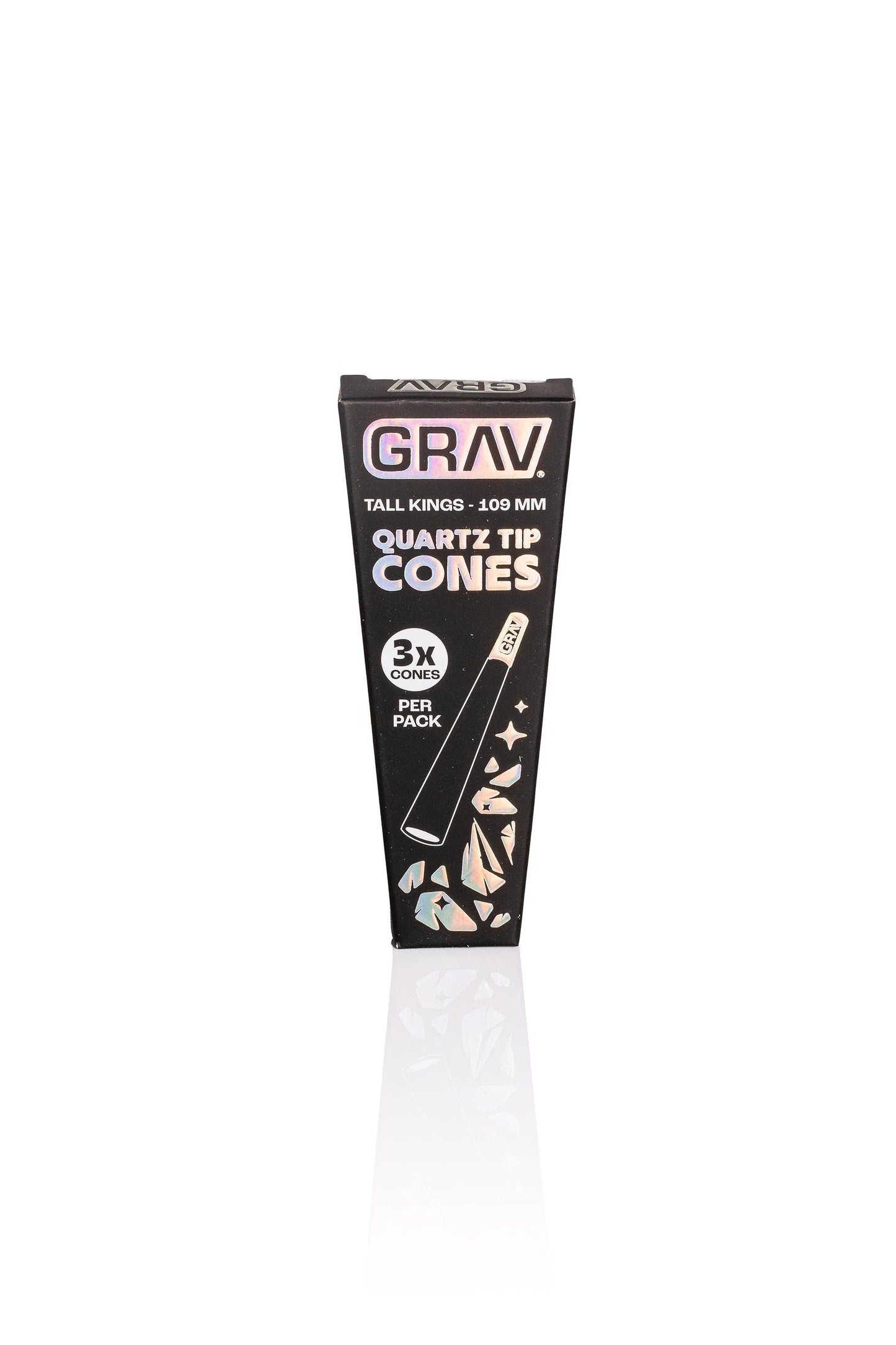 GRAV Tall Kings Pre-Roll Cones with Quartz Tip | 5-Pack Glass Filter - We The People 