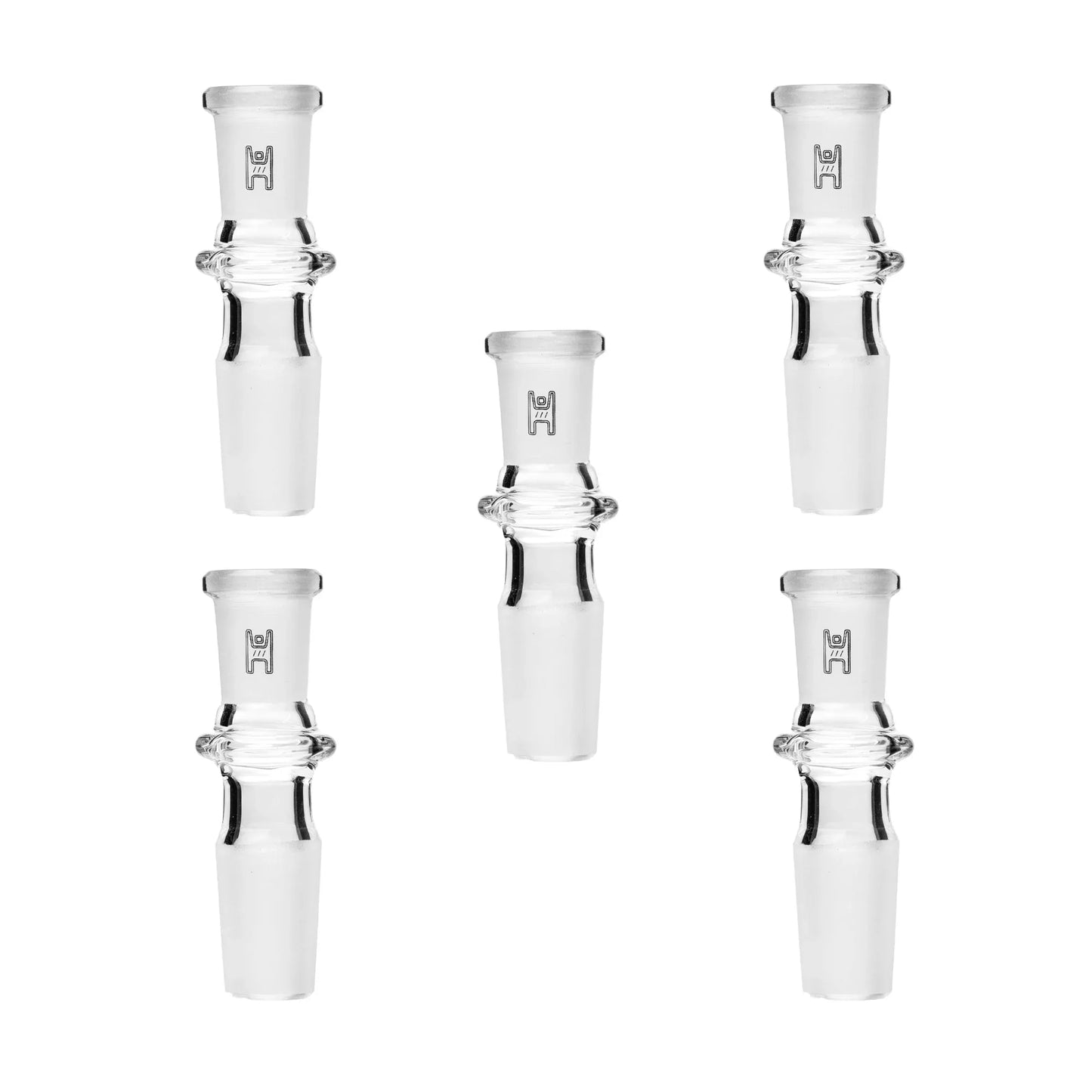 Human Grade Glass Adapters 5-Pack | 14mm Borosilicate Adapters - We The People 
