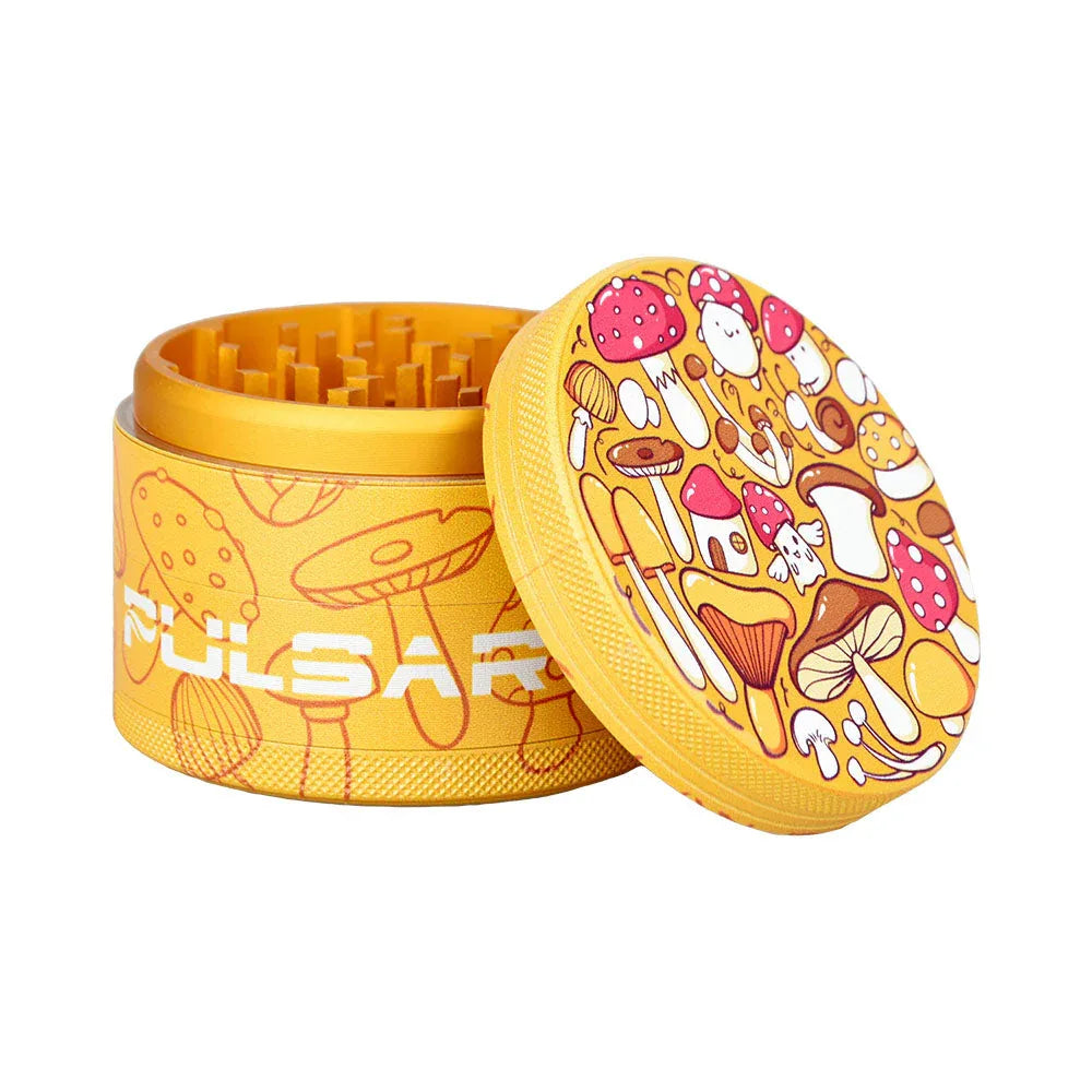 Pulsar Design Series Grinder | Fungiside Side Art | 4-Piece 2.5" - We The People 