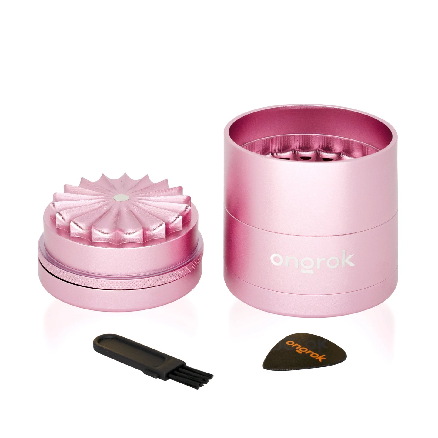 Ongrok 5 Piece Flower Tooth Storage Grinder | Toothless Design | Built-In Jar - We The People 