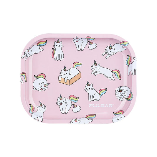 Pulsar Mini Metal Rolling Tray - Caticorns 7x5.5