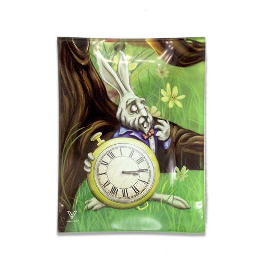 Glass Rolling Tray - Yin Yang Design 5.5x7.5