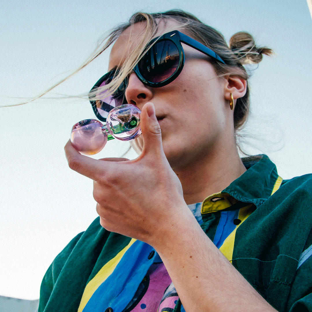 Goody Lucky Cherry Hand Pipe | Glass Pipe with Cherry Design