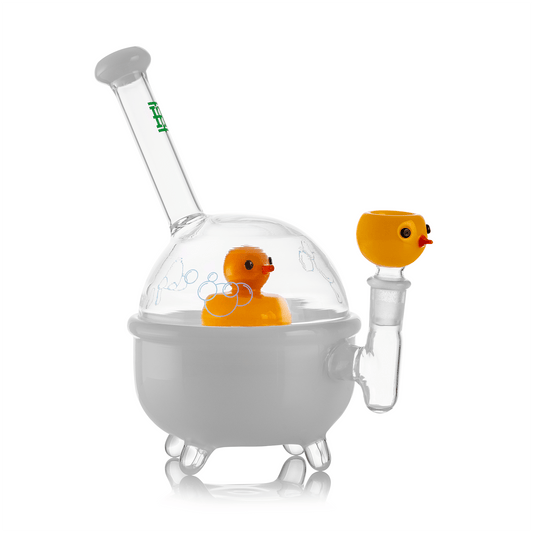 HEMPER Ducky XL Bong | 8" Glass Water Pipe | Rubber Duck Design