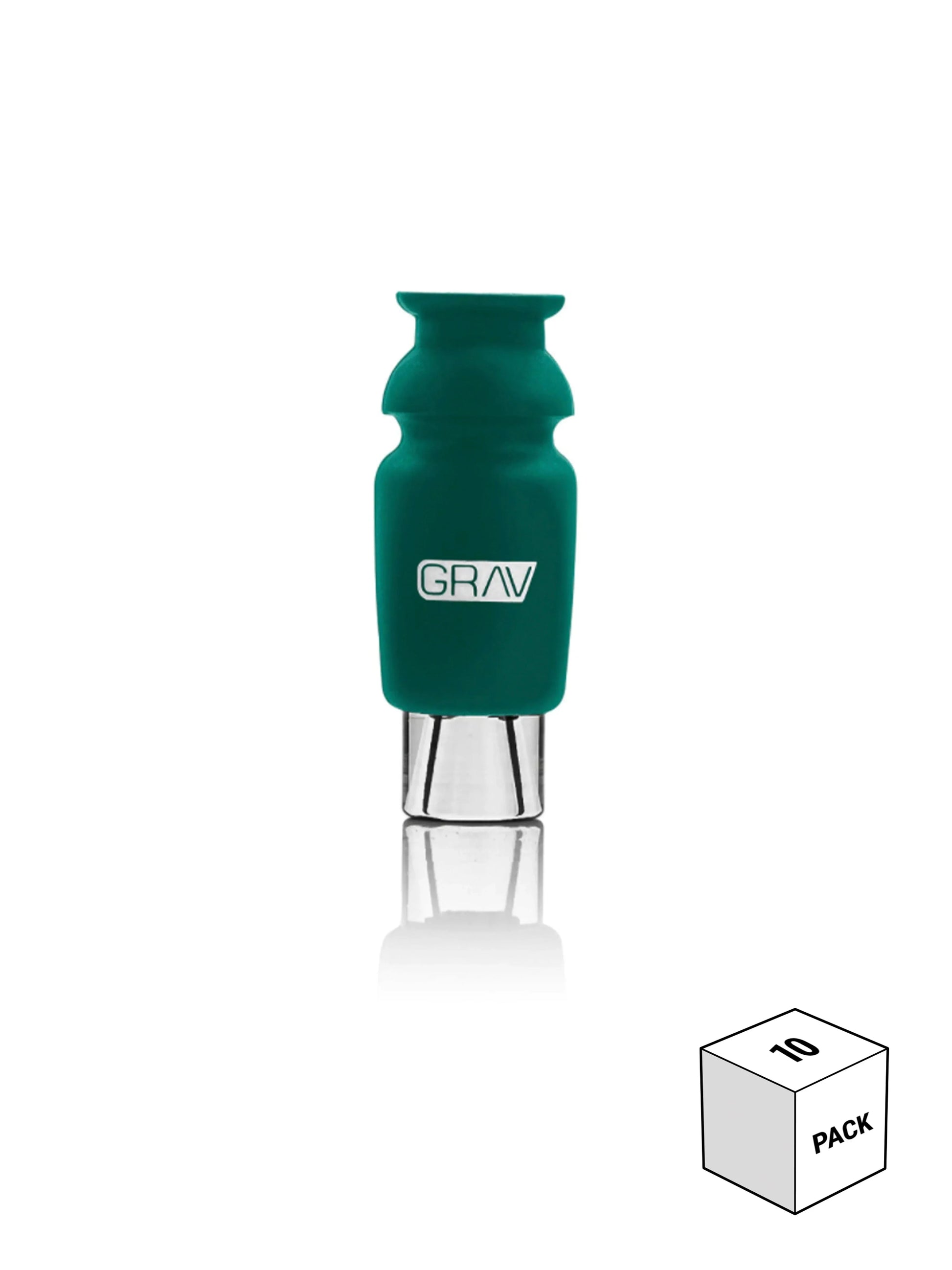 GRAV Silicone-Capped Glass Crutch | 10 Pack | Reusable Filter Tips - We The People 
