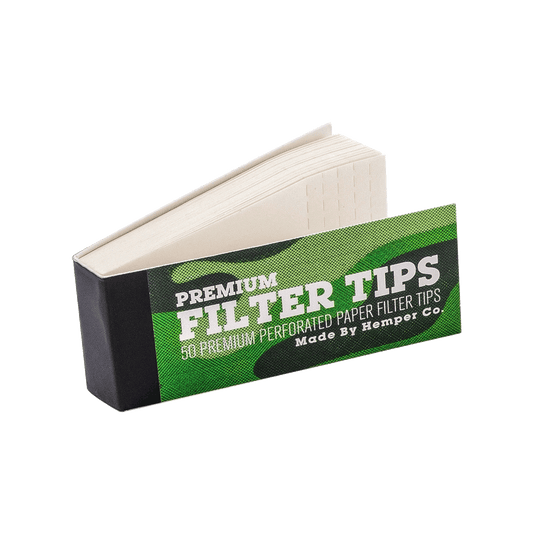 HEMPER Perforated Filter Tips | 50-Count Pack