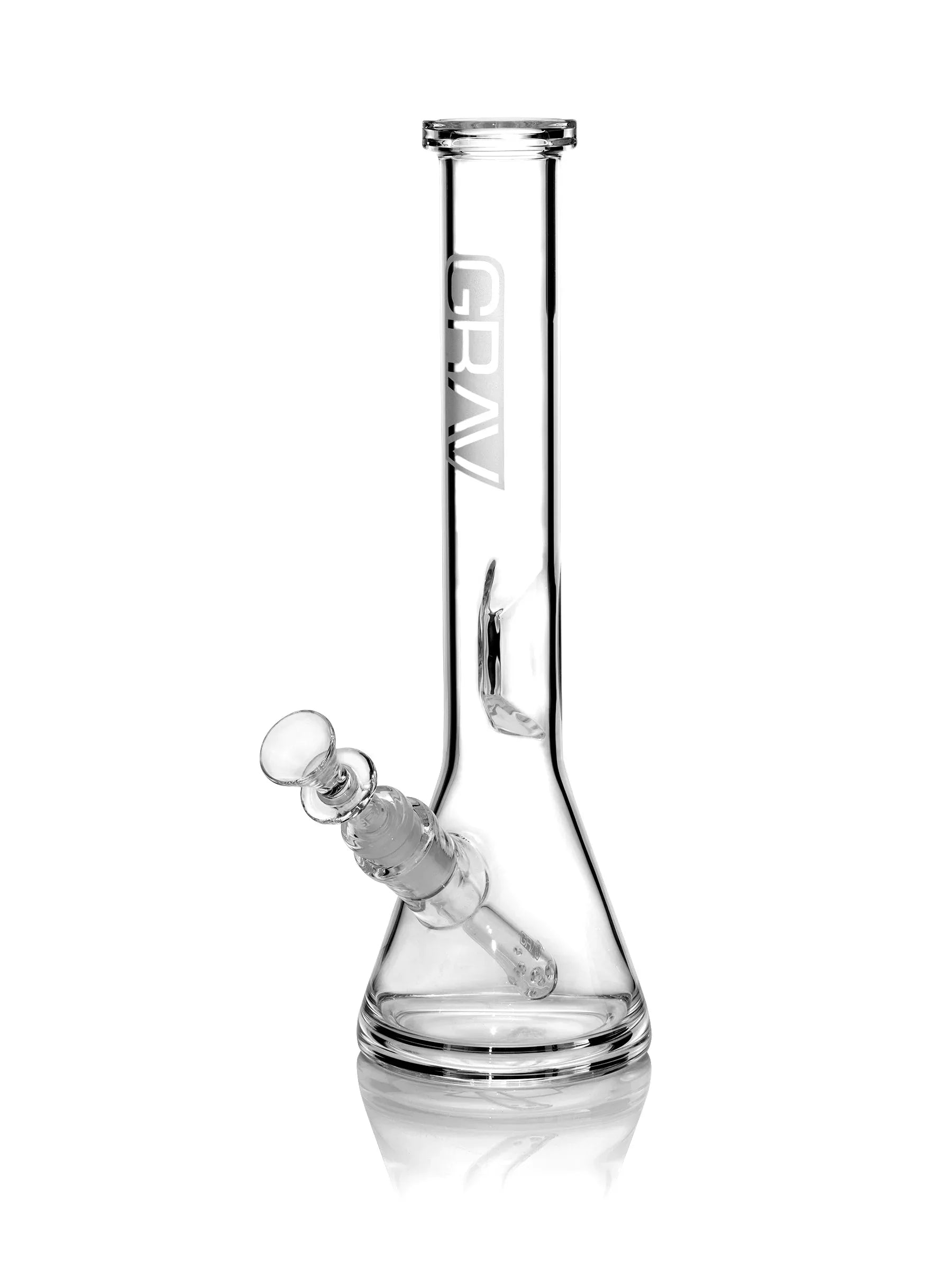 GRAV® Medium Clear Beaker Base Water Pipe - 12" Glass Bong - We The People 