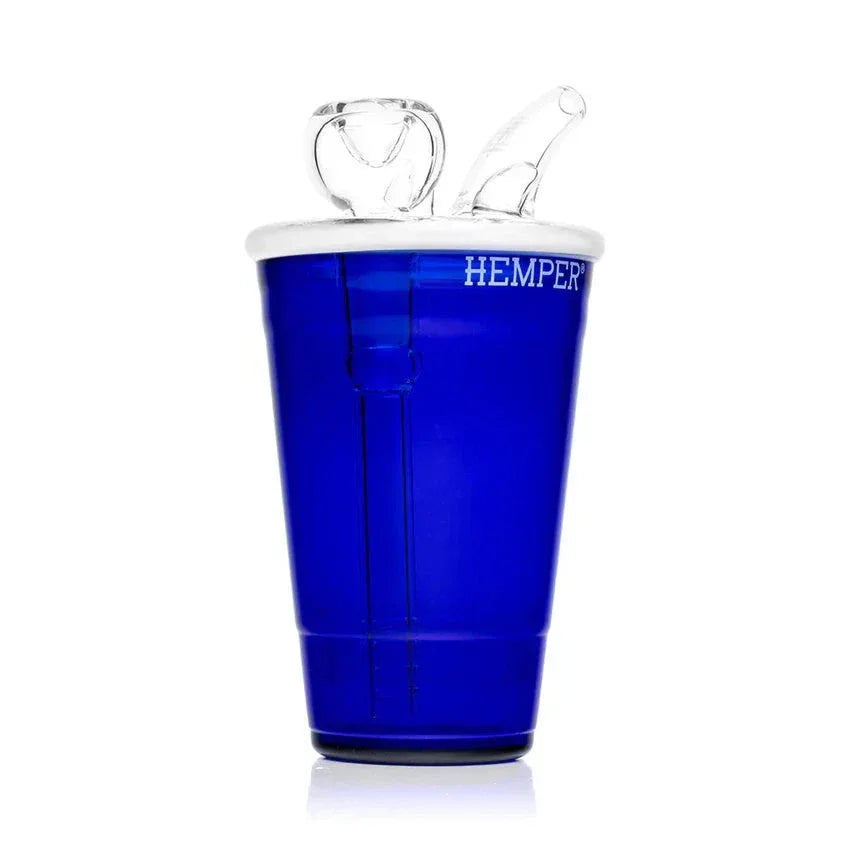 HEMPER Beer Pong Bong | 5.9" Glass Water Pipe | Party Game Design - We The People 