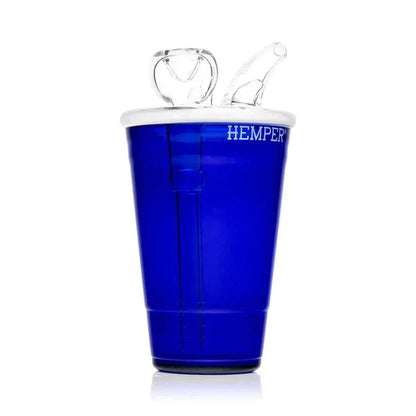 HEMPER Beer Pong Bong | 5.9" Glass Water Pipe | Party Game Design - We The People 