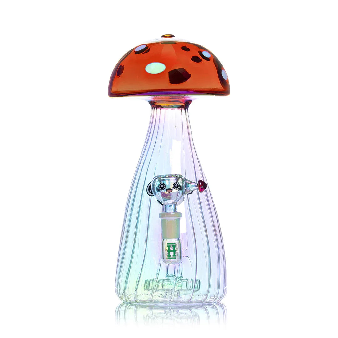 HEMPER Trippy Shroom XL Bong | 9.5" Glass Water Pipe | Psychedelic Mushroom - We The People 