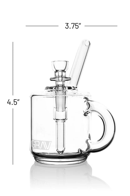 GRAV Coffee Mug Pocket Bubbler - Assorted Colors | Novelty Water Pipe - We The People 