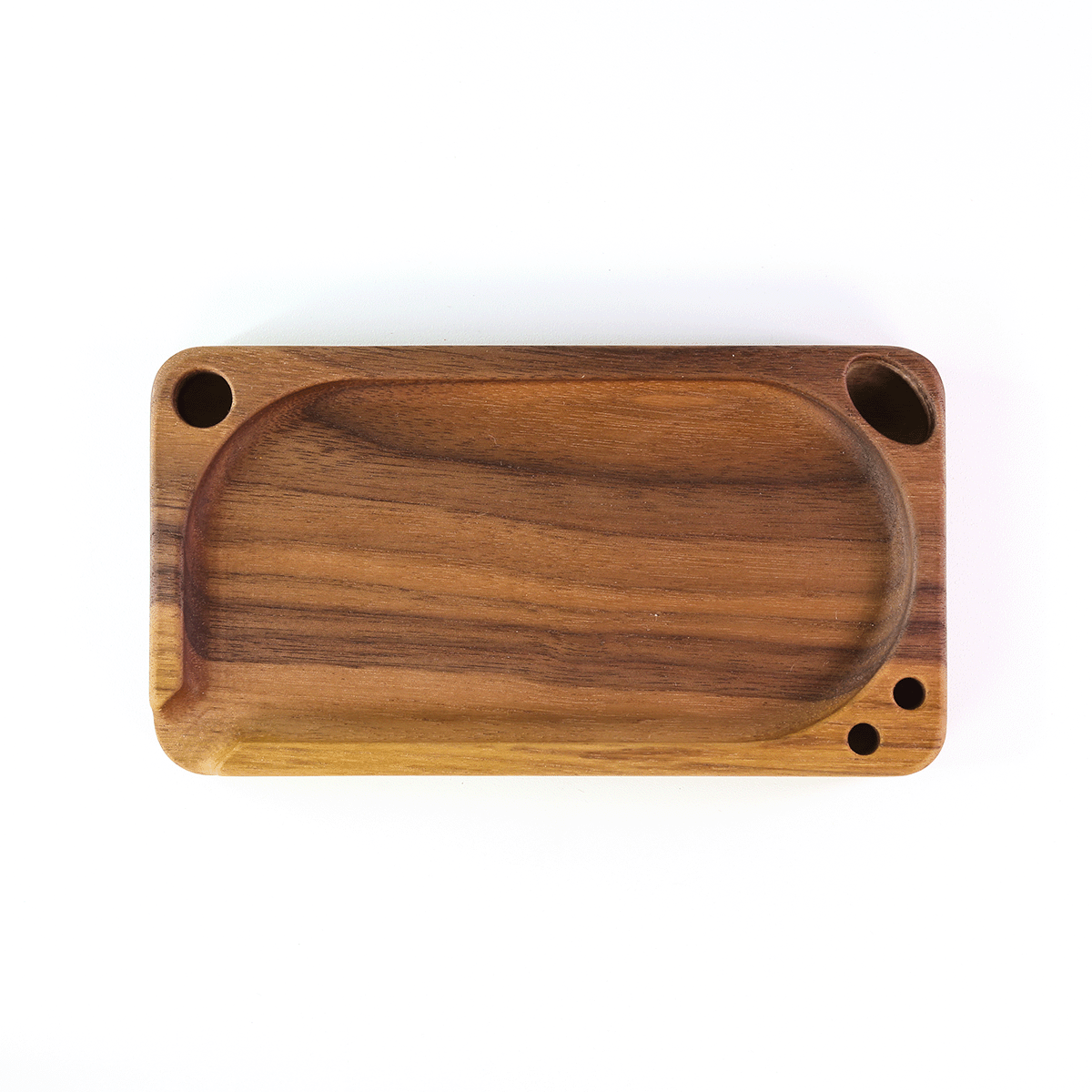 Wooden Rolling Tray - Leaf Design 7x5