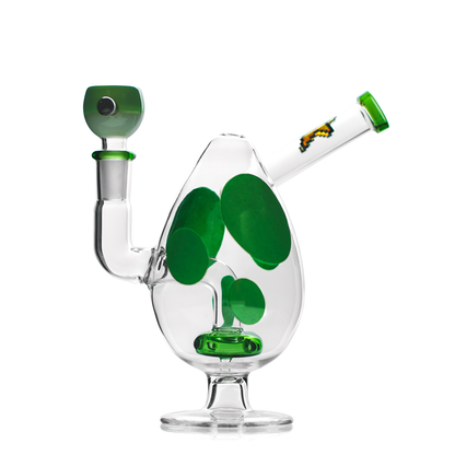 HEMPER Spotted Egg Bong | 7" Glass Water Pipe with Egg Design