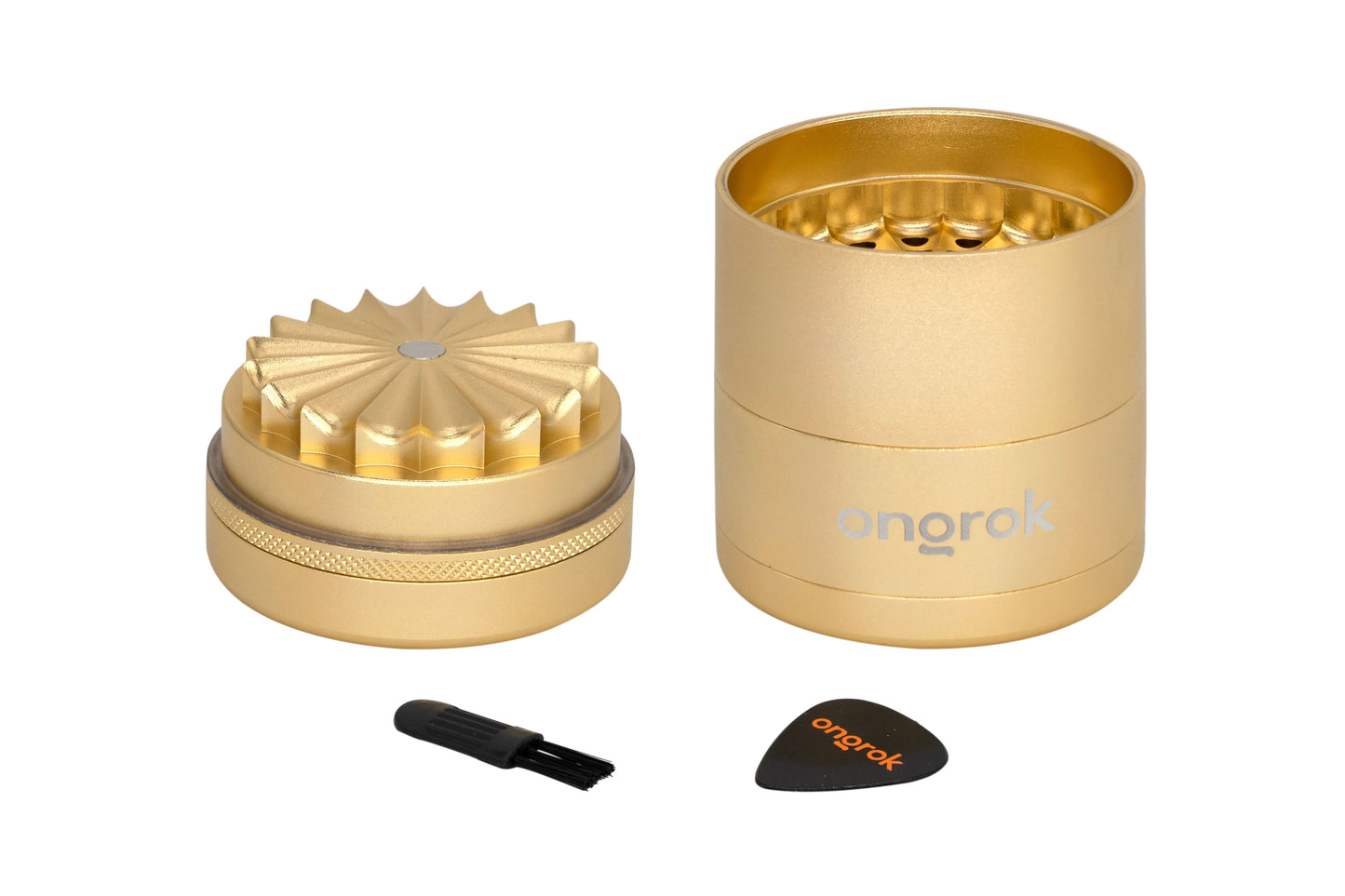 Ongrok Mini 5 Piece Flower Petal Toothless Grinder | 2.2" with Storage Jar - We The People 
