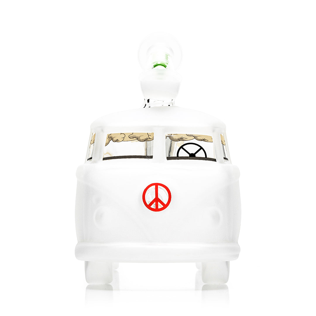 HEMPER Groovy Van XL Bong | 8" Glass Water Pipe with Retro Van Design