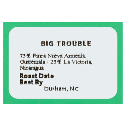 CCC Coffee Big Trouble Medium Roast - Case of 6 (12oz Bags)