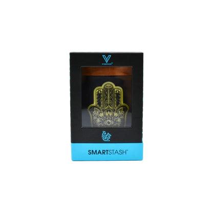 Hamsa Yellow SoleStash | Humidity Controlled Stash Jar with Grinder - We The People 