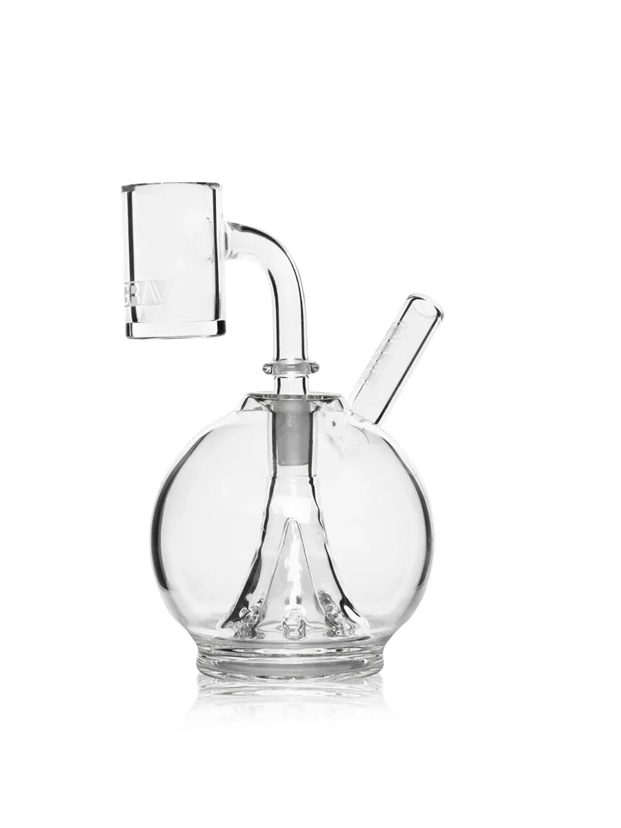 GRAV Eclipse Rig Clear | 10mm Compact Dab Rig | Borosilicate Glass - We The People 