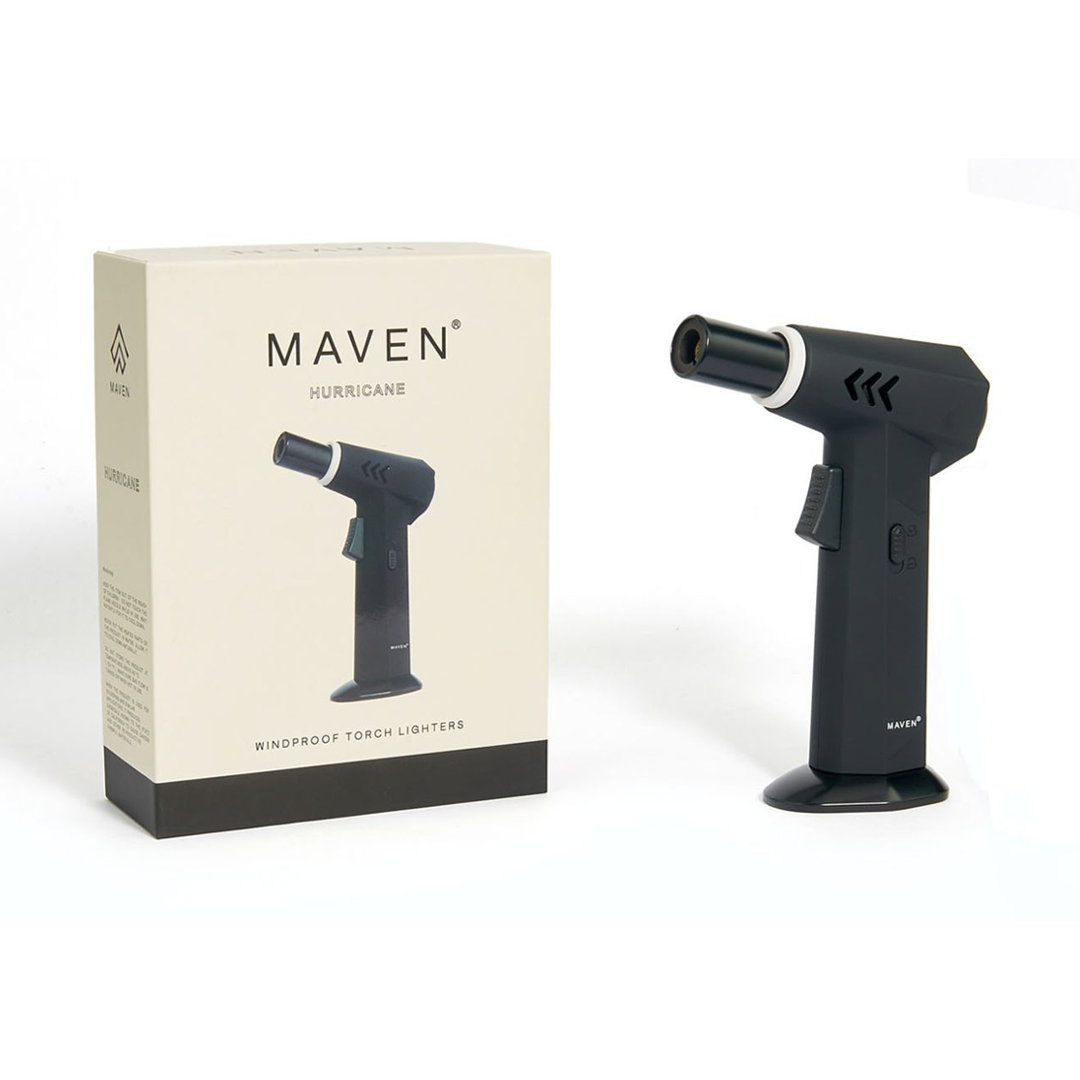 Maven Hurricane Torch - Windproof Butane Torch Lighter (Unfilled)