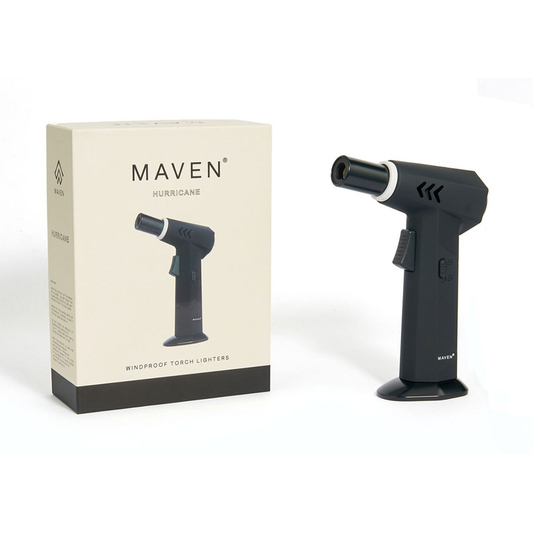 Maven Hurricane Torch - Windproof Butane Torch Lighter (Unfilled)