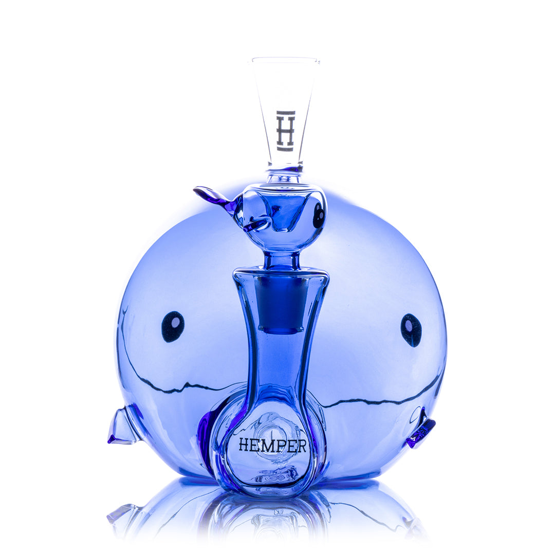 HEMPER Blue Whale XL Bong | 6.25" Glass Water Pipe