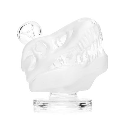 HEMPER Jurassic Spark Skull Bong | 4.5" Dinosaur Glass Water Pipe