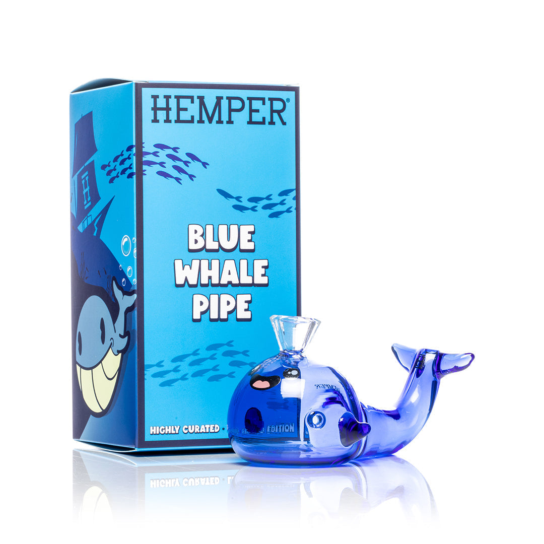 HEMPER Blue Whale Hand Pipe | Premium Glass Pipe