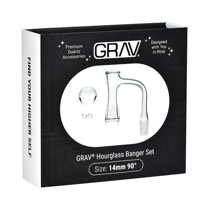 GRAV Hourglass Quartz Banger Set | 4pc Kit | Auto Spinner Vortex | 14mm Male - We The People 