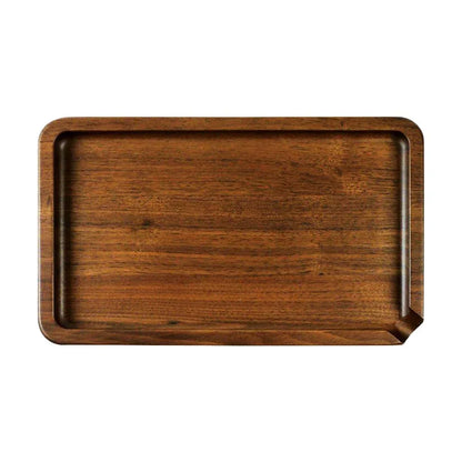 RYOT Walnut Wood Rolling Tray | 5" x 9" Premium Wooden Tray - We The People 