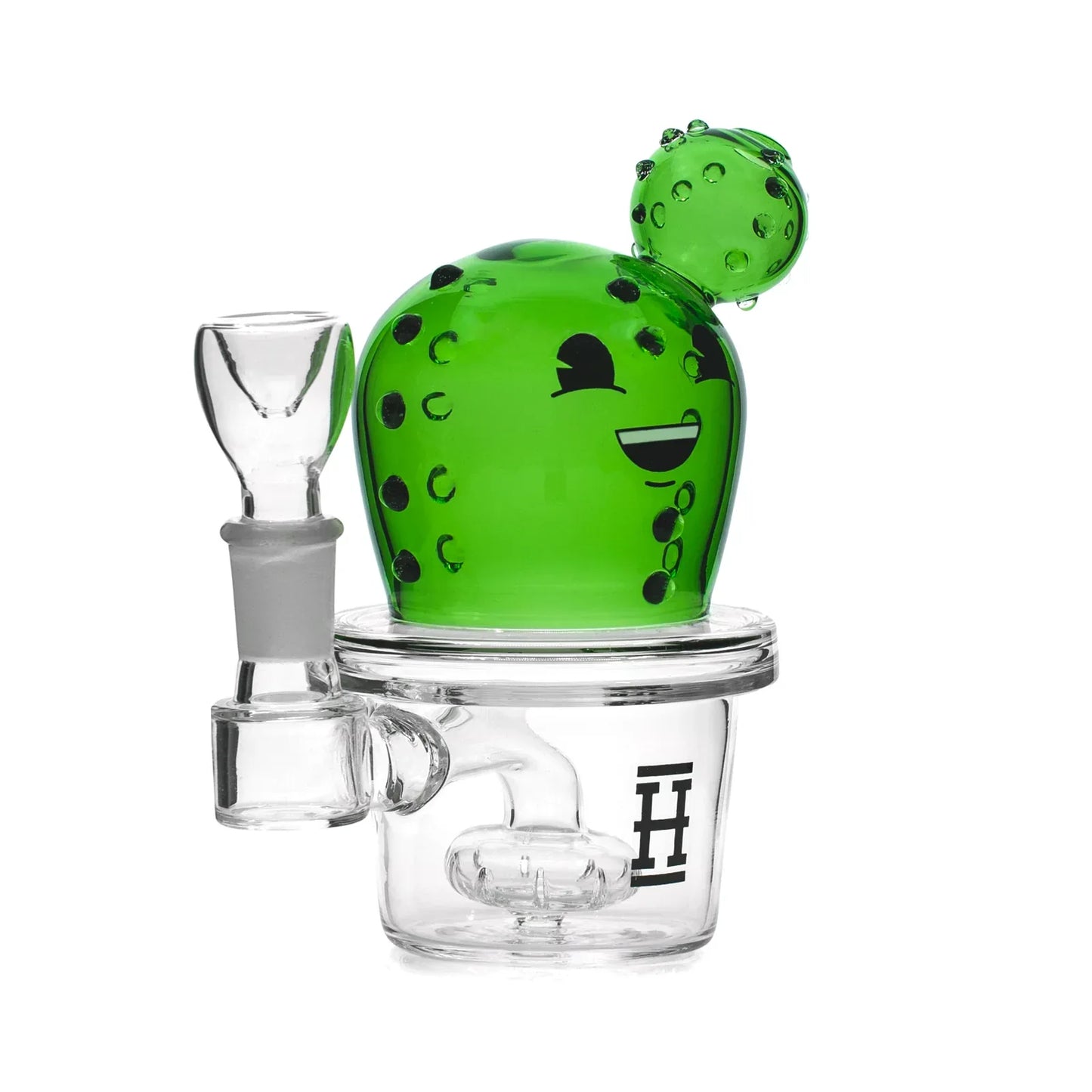 HEMPER Happy Cactus Bong | 6" Glass Water Pipe | Desert Plant Design - We The People 