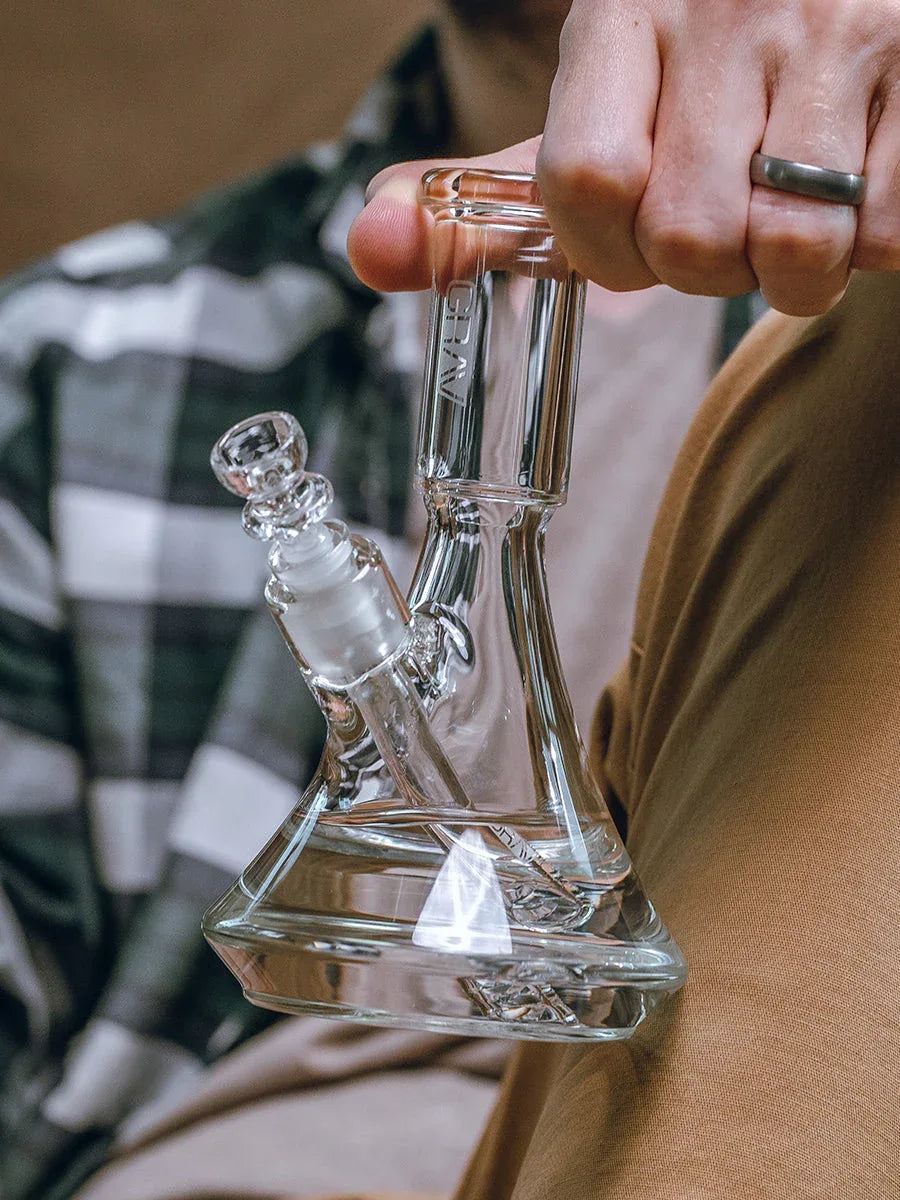GRAV Small Deco Beaker Bong - Decorative Glass Water Pipe - We The People 