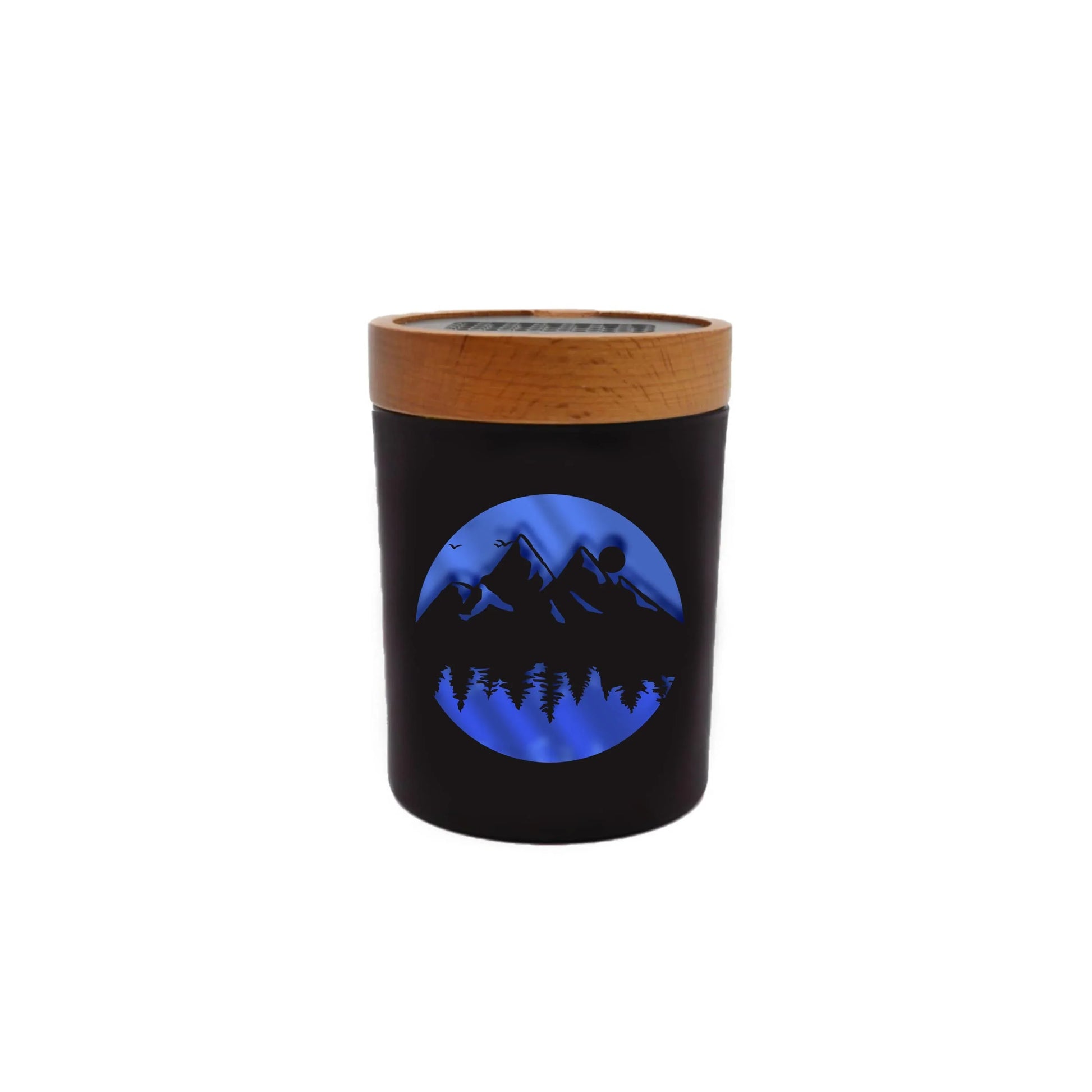 High Elevation Blue SoleStash | Humidity Controlled Stash Jar with Grinder - We The People 