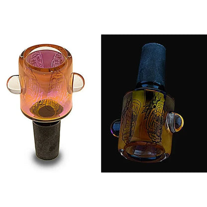 Black Base Fume Glass Bowl 14mm | Premium Fume Glass - We The People 