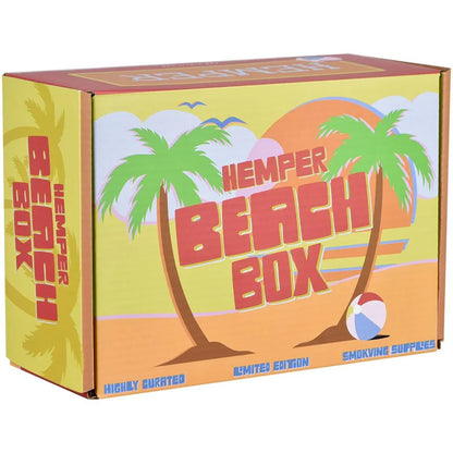 HEMPER Beach Box Palm Tree Water Pipe | 7" Glass Bong | Tropical Design - We The People 