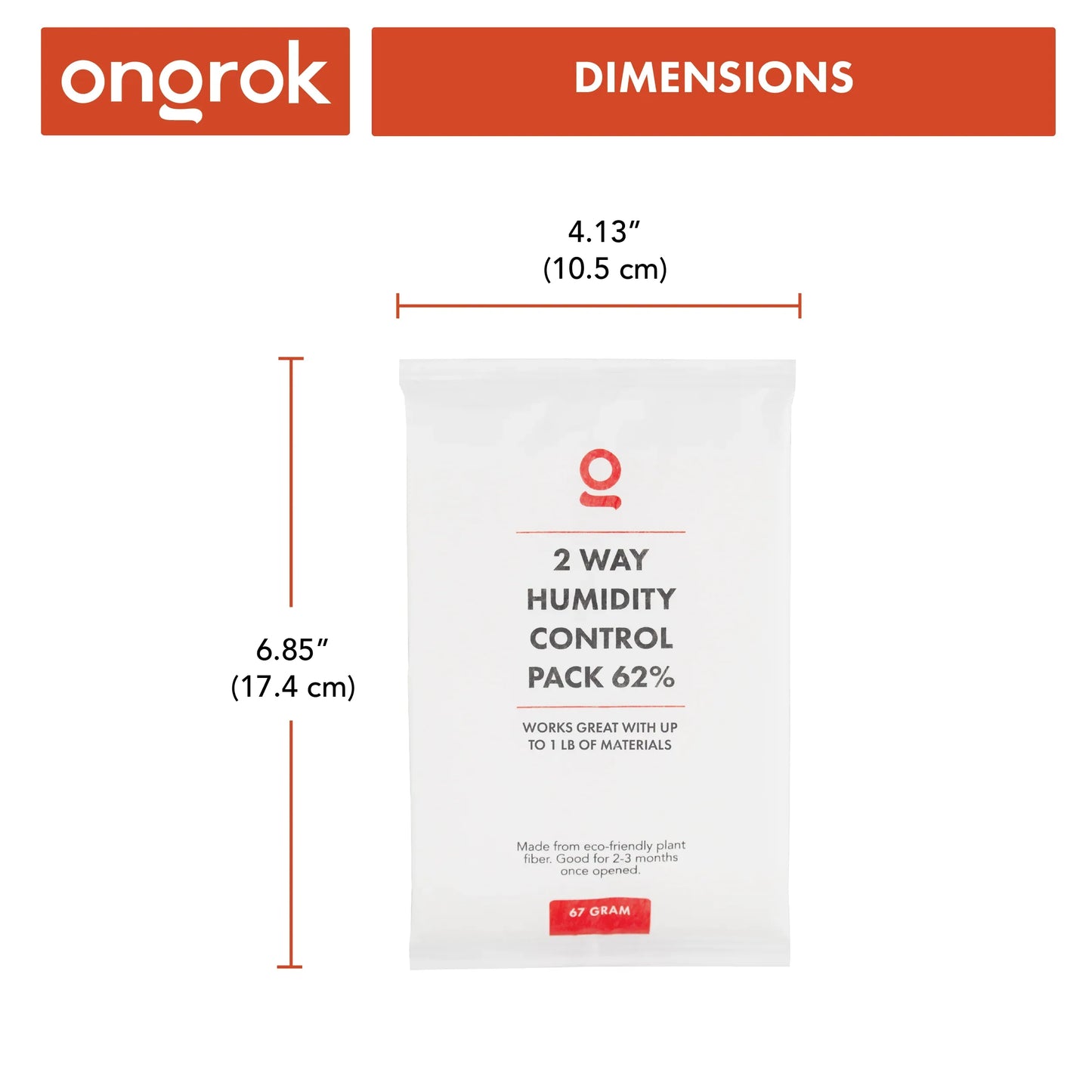 Ongrok 67 Gram Humidity Pack - We The People 