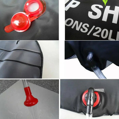 DORSAL Solar Heated Camping Surf Rinse Shower Kit - We The People 