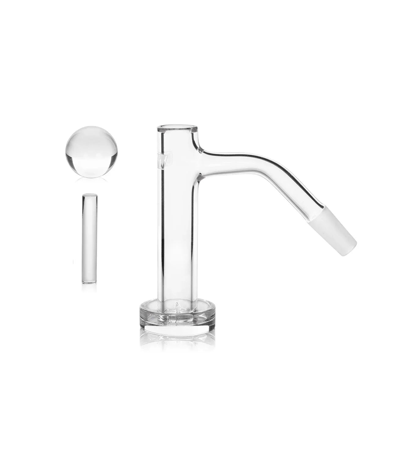 GRAV® 10mm 45° Quartz Control Tower Banger Set - Premium Dab Nail - We The People 