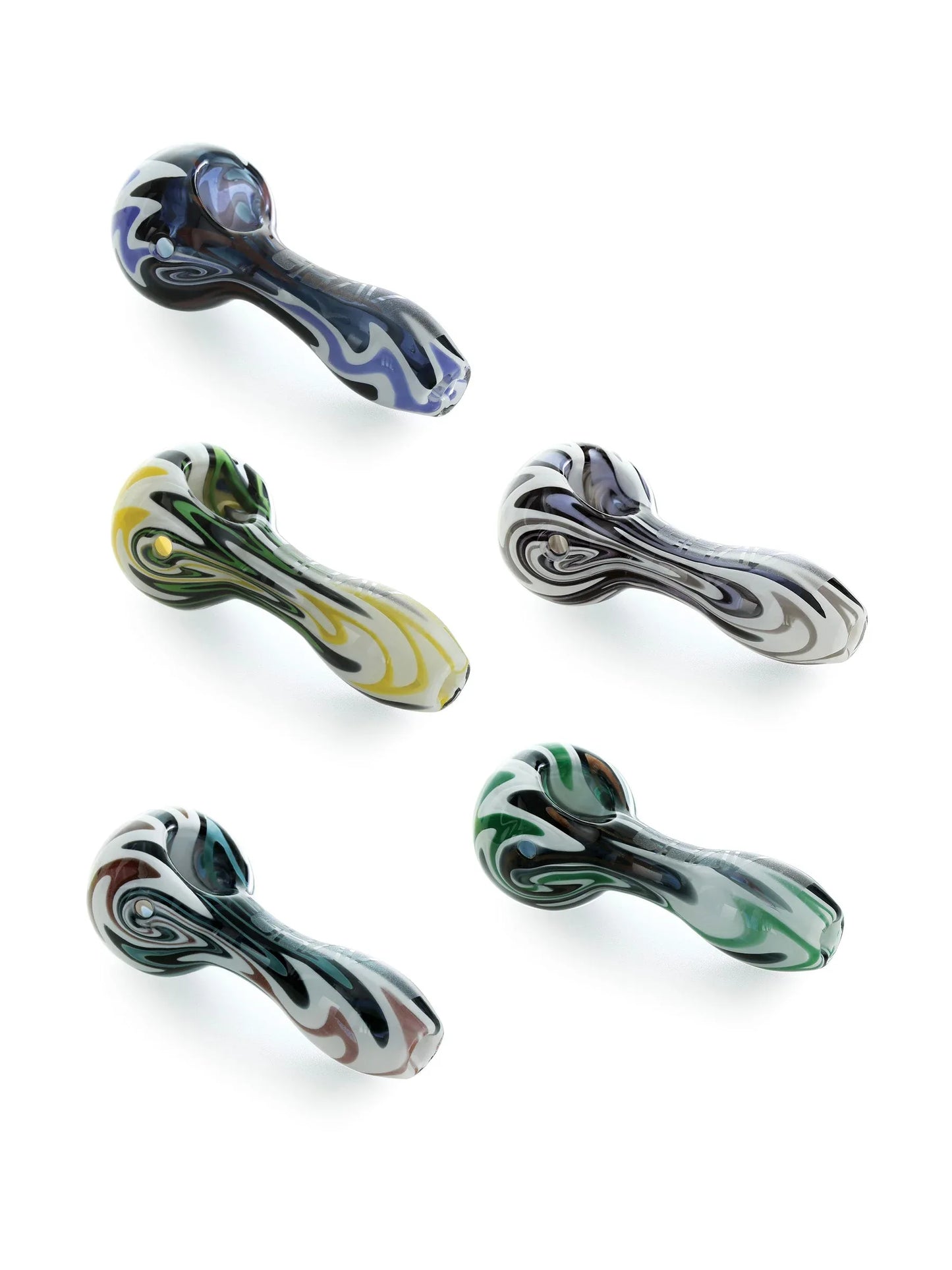 GRAV WigWag Spoon Pipe - Hand-Worked Glass Art Pipe - We The People 