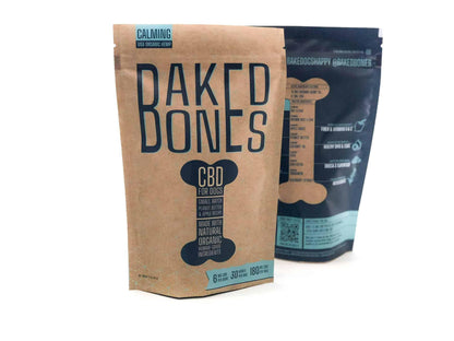 Baked Bones CBD Dog Treats 180mg Peanut Butter Apple - We The People 