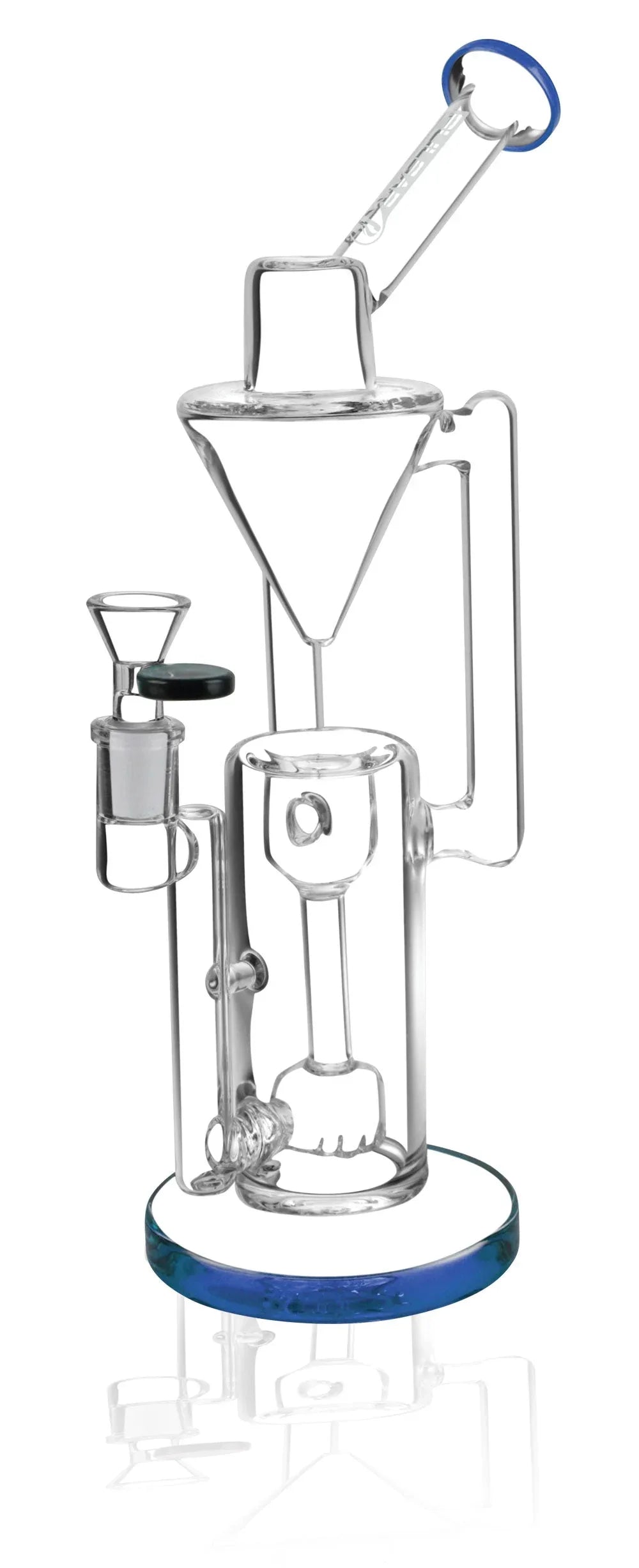 Pulsar Thinker Gravity Recycler Water Pipe | 13" Borosilicate Glass - We The People 